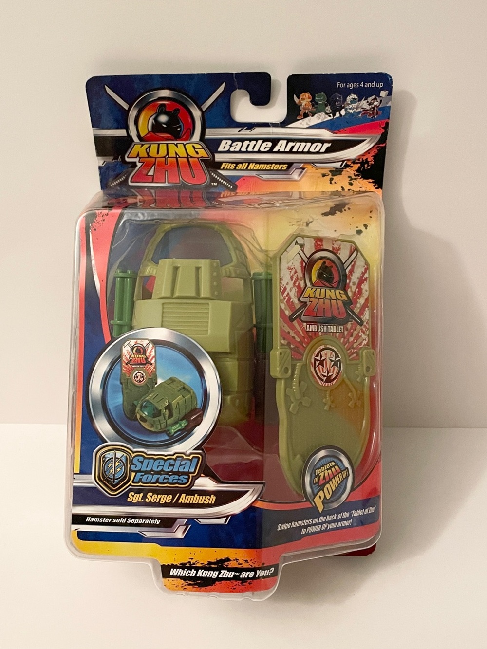 Kung Zhu Bundle SGT. SERGE Special Forces Battle Hamster & Battle Armor 2010